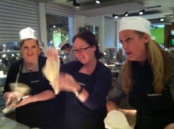 pizza girls Veggie Experience, CazRoz, Mediocre Mum making pizzas