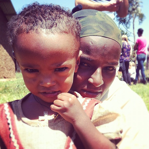 Ethiopian mother and child