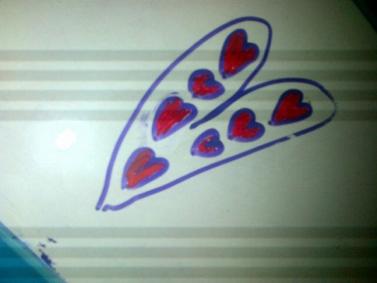 LG hearts heart drawing