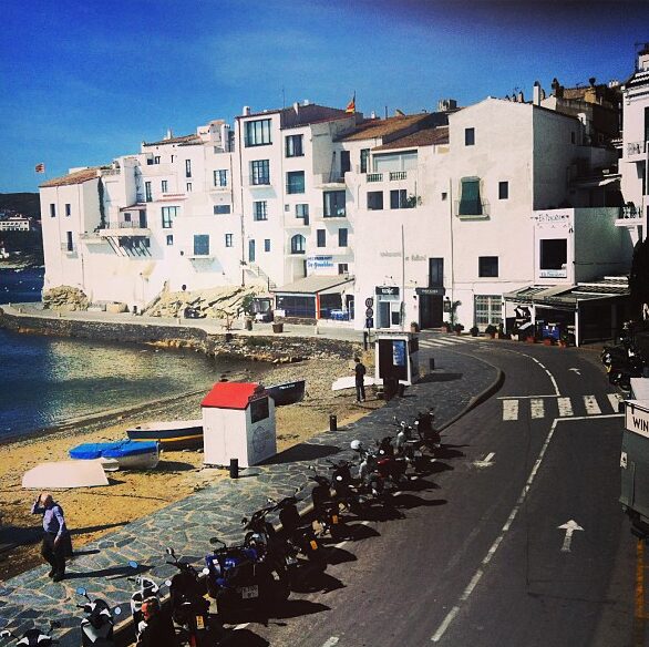Beachfront in Cadaques from Casino Cadaques