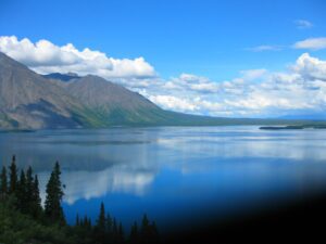 beautiful lake in the Yukon