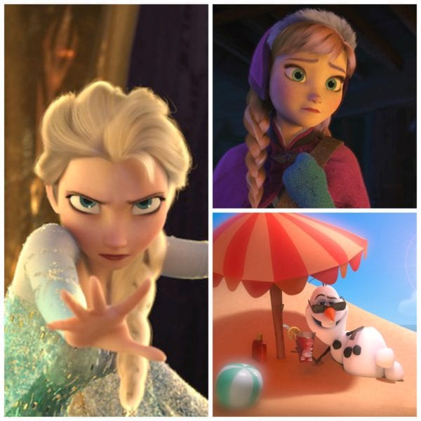 Frozen film collage
