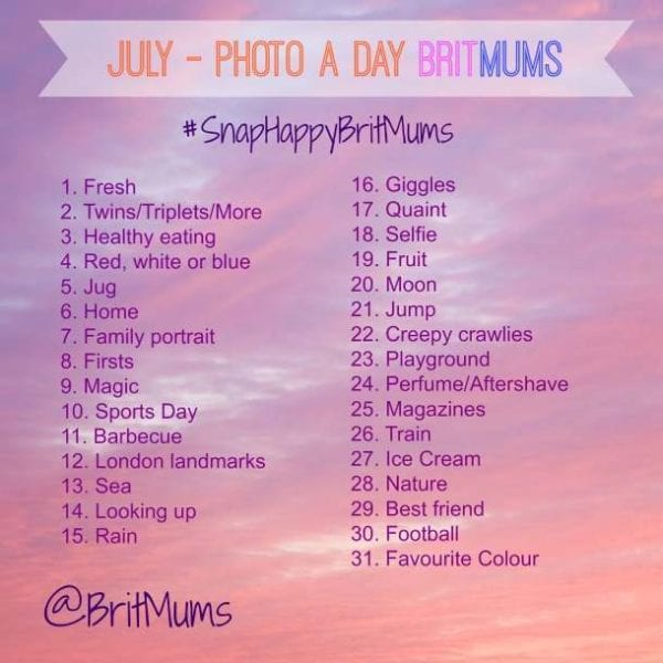 July 14 #SnapHappyBritMums