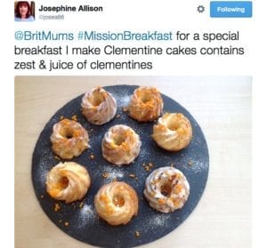 clementine cakes for breakfast by @josea66