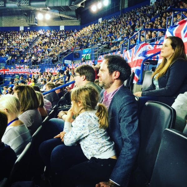 Dad Blog UK at the Davis Cup on BritMums