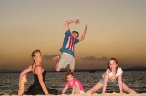 Catherine Bicknell & kids