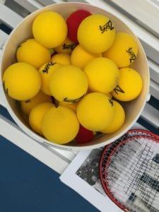 tennis balls