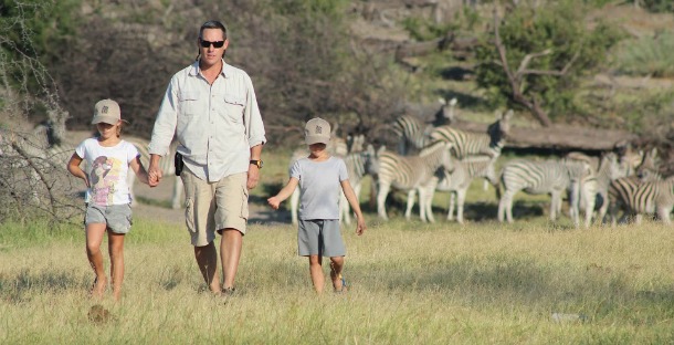 family with zebras. Credit: Rosanne Cobb