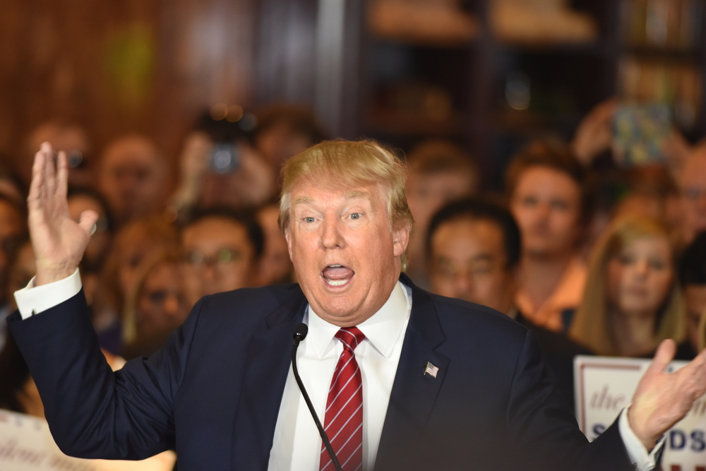 Donald Trump by a katz via Shutterstock