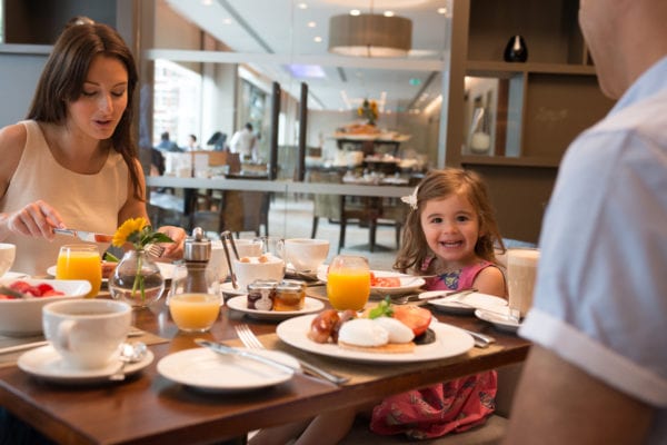 family brekfast Royal Garden Hotel