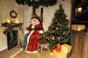 Santa in grotto © Museum of London