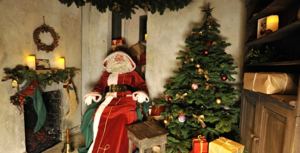 Santa’s grotto at the Museum of London