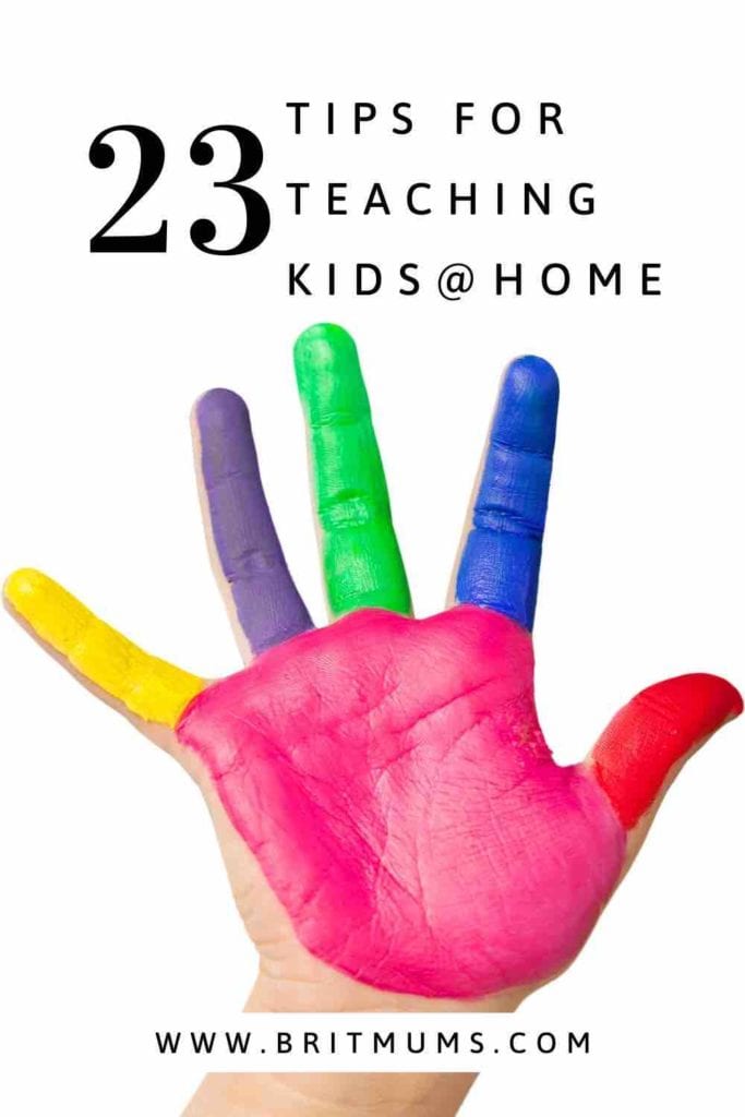 23 tips for teaching your children at home - BritMums