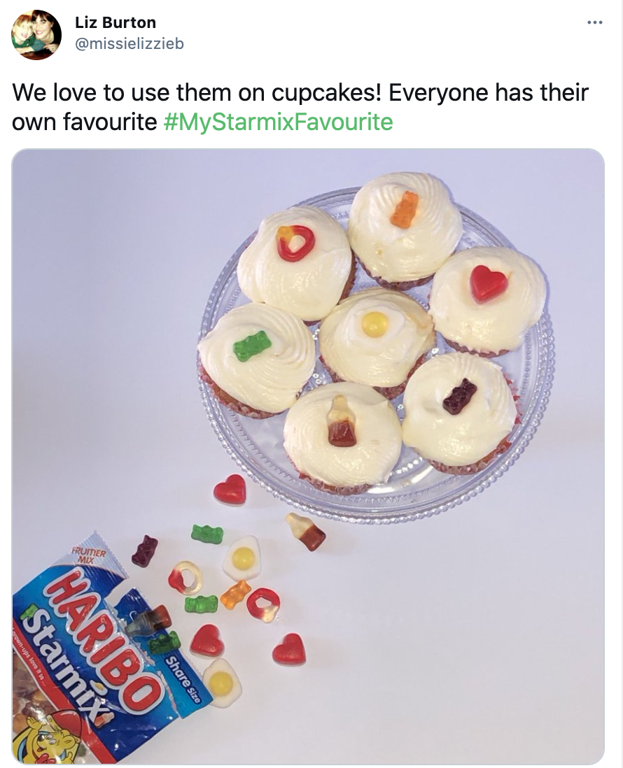HARIBO sweets decorating cupcakes on BritMums