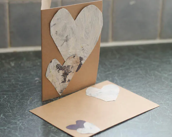 Scented spice paint Heart cards