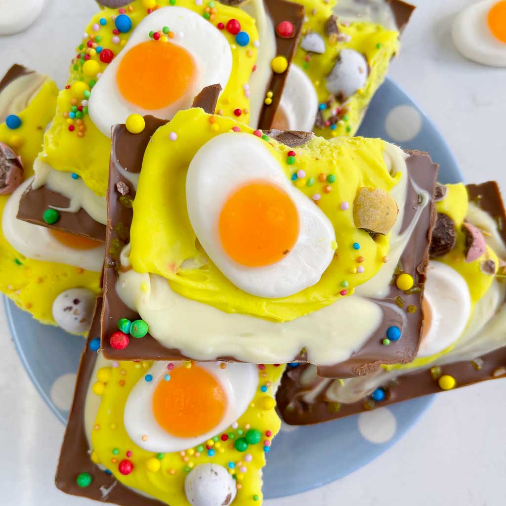 Easter chocolate bark